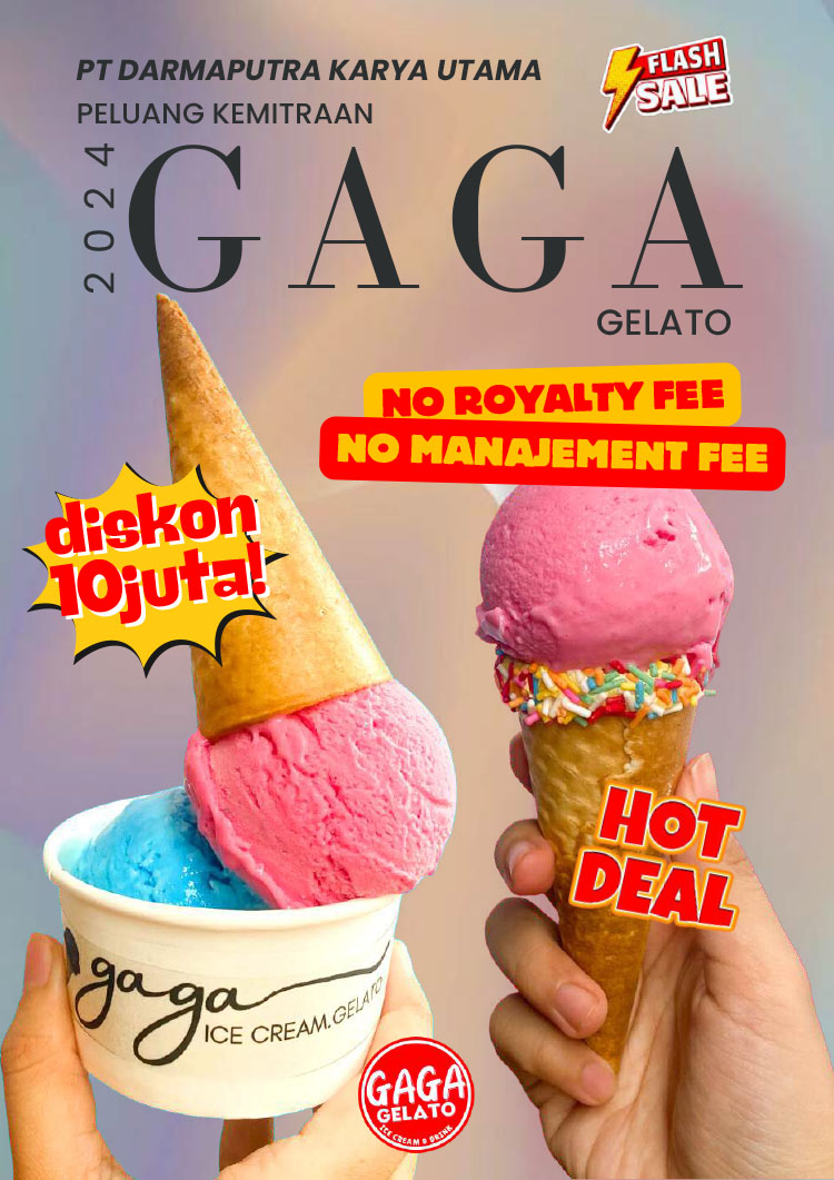 Kemitraan Peluang Bisnis Es Krim Gaga Gelato