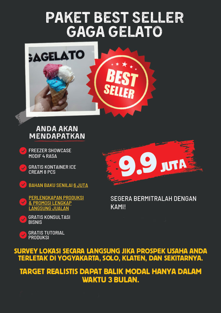 Kemitraan Peluang Bisnis Es Krim Gaga Gelato Kemitraan Peluang Bisnis Es Krim Gaga Gelato
