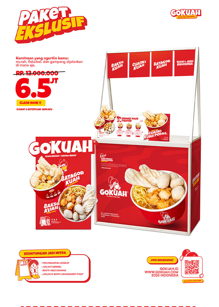 Kemitraan / Peluang Bisnis Baso Aci, Cuanki, Batagor Kuah Go-Kuah