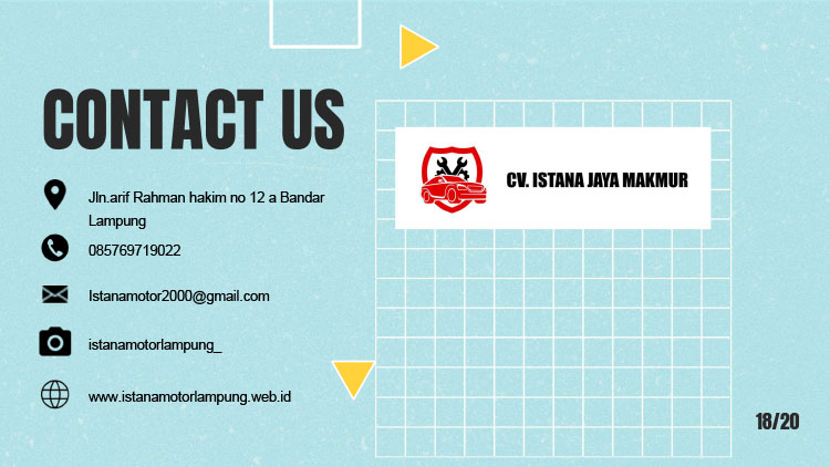 Kemitraan / Peluang Bisnis Bengkel Mobil Istana Jaya Makmur / Istana Motor Lampung