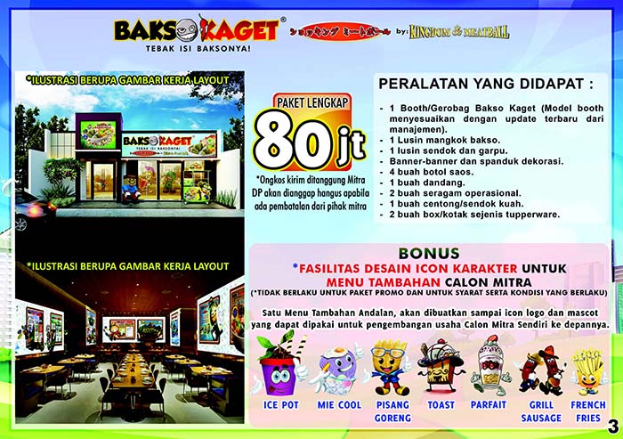 franchise peluang usaha Kingdom of Meatball - Bakso Kaget