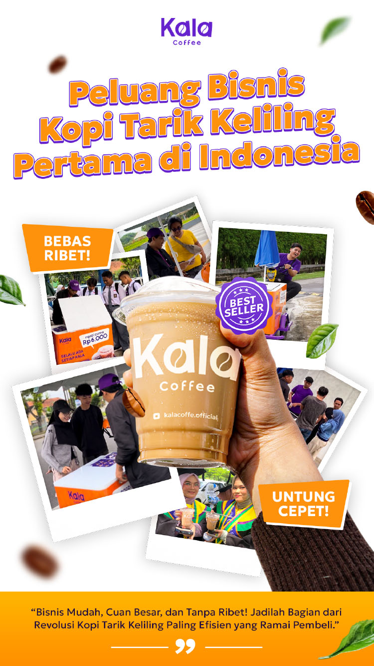 Kemitraan Peluang Bisnis Kopi Keliling Gerobak Sepeda Listrik Kala Coffee