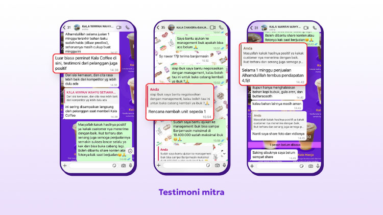 Kemitraan Peluang Bisnis Kopi Keliling Gerobak Sepeda Listrik Kala Coffee