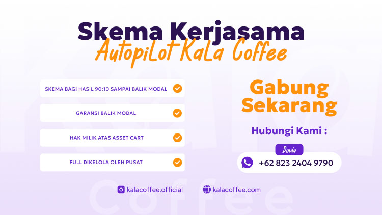 Kemitraan Peluang Bisnis Kopi Keliling Gerobak Sepeda Listrik Kala Coffee