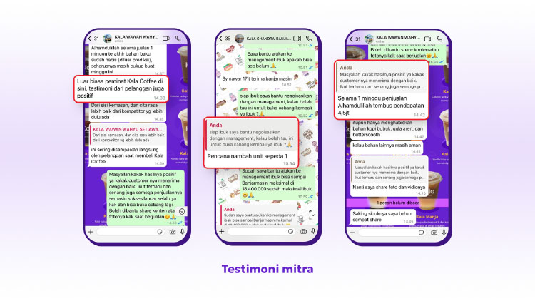 Kemitraan Peluang Bisnis Kopi Keliling Gerobak Sepeda Listrik Kala Coffee