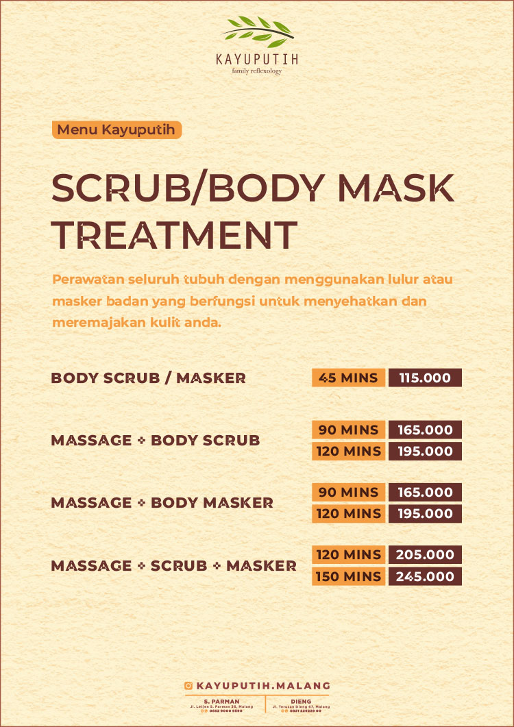 Kemitraan Peluang Bisnis Panti Sehat Pijat Kayuputih Family Reflexology