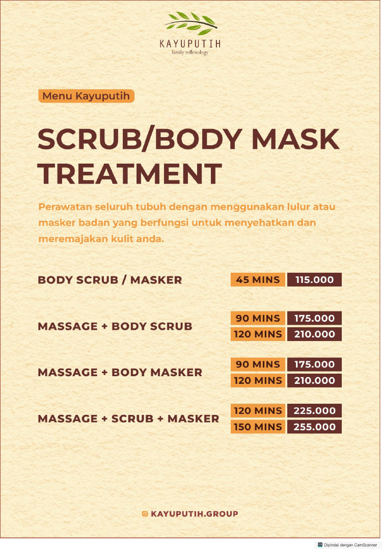 Kemitraan Peluang Bisnis Panti Sehat Pijat Kayuputih Family Reflexology