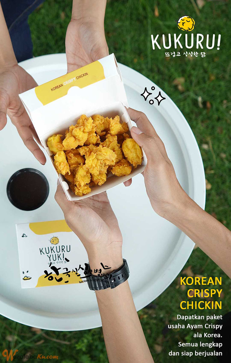 Franchise Peluang Usaha Makanan Korean Hot & Crispy Popcorn Chicken ~ KUKURU YUK!