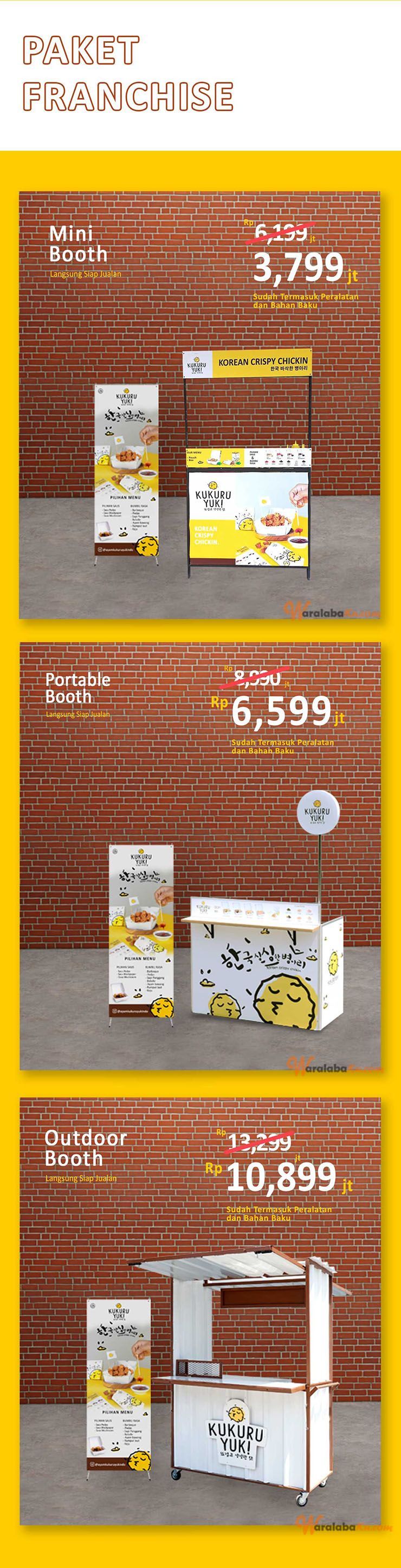 Franchise Peluang Usaha Makanan Korean Hot & Crispy Popcorn Chicken ~ KUKURU YUK!