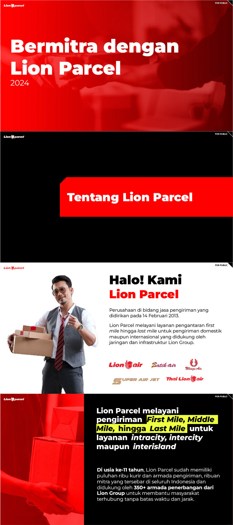 Franchise Lion Parcel ~ Peluang Bisnis Agen Jasa Pengiriman, Ekspedisi, Logistik & Kurir Paket / Dokumen