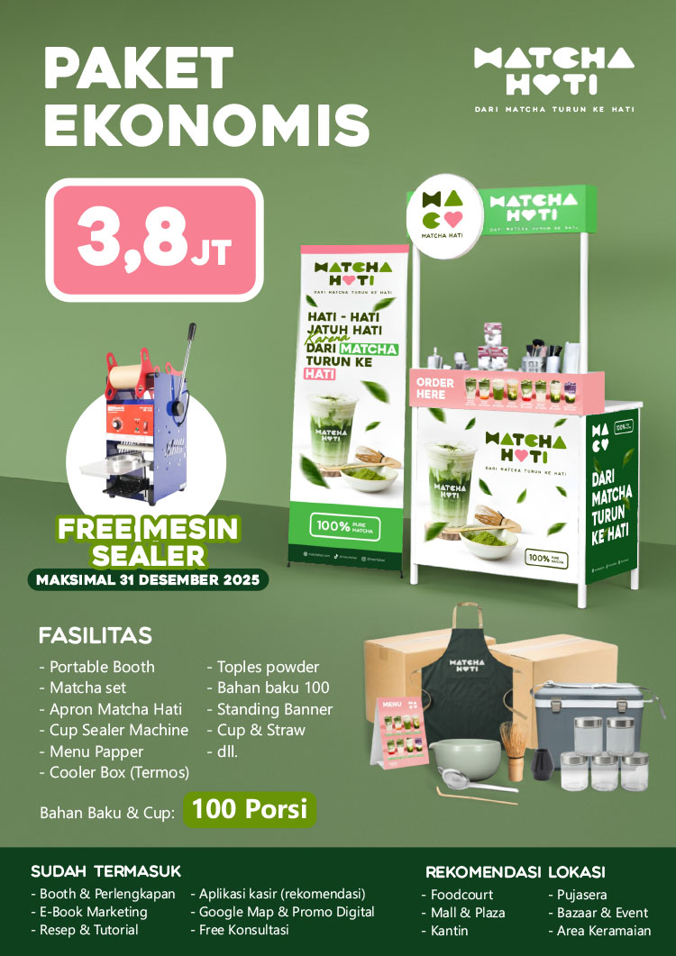 Kemitraan / Peluang Bisnis Matcha Kekinian Matcha Hati Kemitraan / Peluang Bisnis Matcha Kekinian Matcha Hati