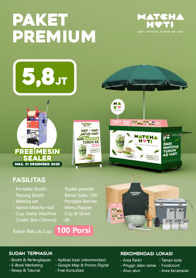 Kemitraan / Peluang Bisnis Matcha Kekinian Matcha Hati Kemitraan / Peluang Bisnis Matcha Kekinian Matcha Hati
