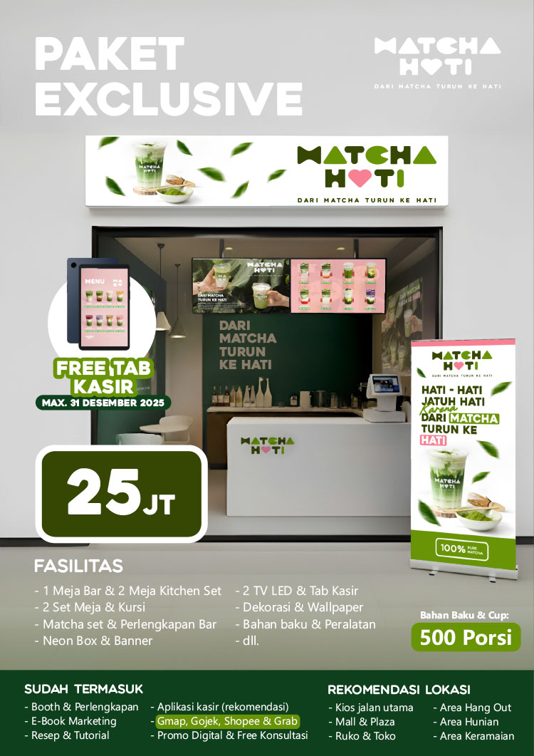 Kemitraan / Peluang Bisnis Matcha Kekinian Matcha Hati Kemitraan / Peluang Bisnis Matcha Kekinian Matcha Hati