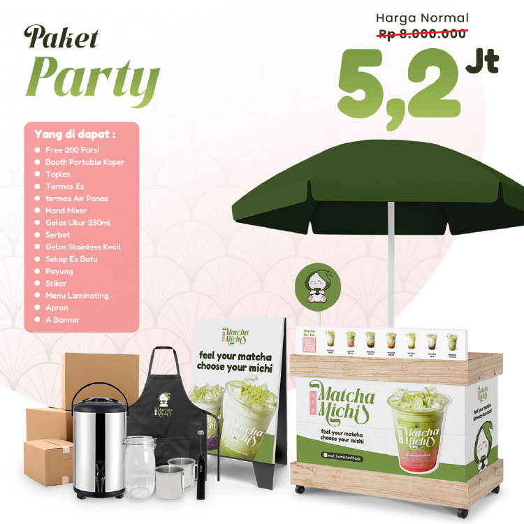 Kemitraan / Peluang Bisnis Matcha Keliling Matcha Mitchi