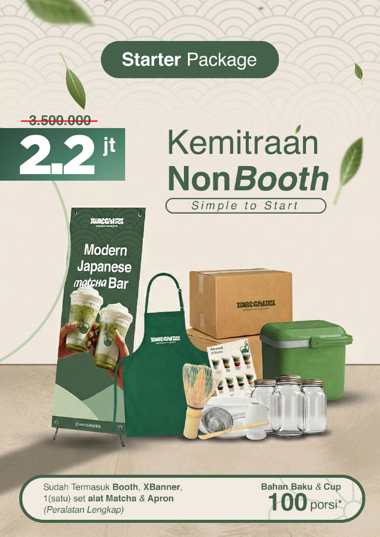 Kemitraan / Peluang Bisnis Matcha Cheese Drink Kekinian Kemitraan / Peluang Bisnis Matcha Cheese Drink Kekinian