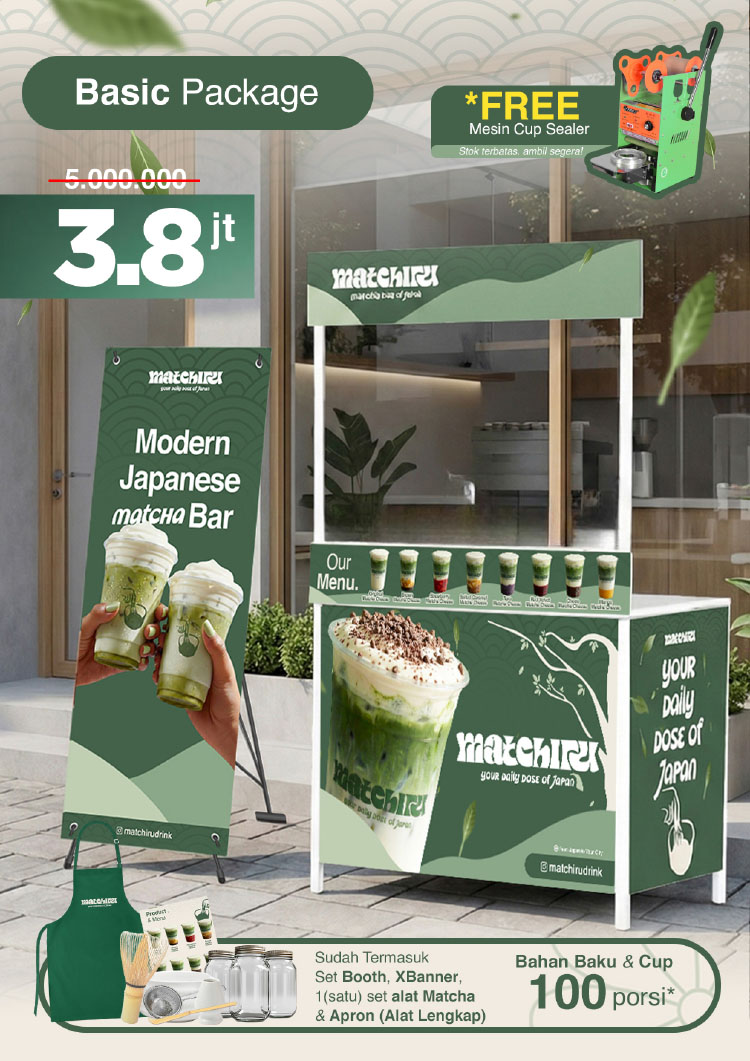 Kemitraan / Peluang Bisnis Matcha Cheese Drink Kekinian Kemitraan / Peluang Bisnis Matcha Cheese Drink Kekinian