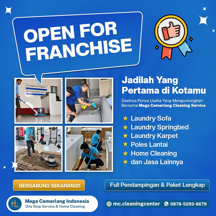 Kemitraan Peluang Bisnis Jasa Kebersihan Rumah, Kantor, Bisnis, & Tempat Ibadah