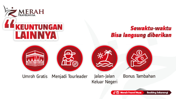 Kemitraan / Peluang Bisnis Agen Perjalanan Travel Umroh Merah Travelnusa