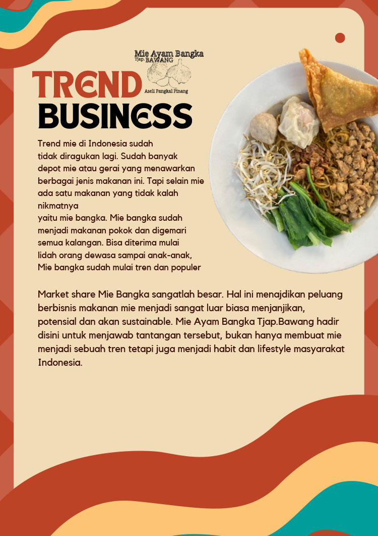 Kemitraan Peluang Bisnis Warung / Mini Resto Mie Ayam Bangka Tjap Bawang