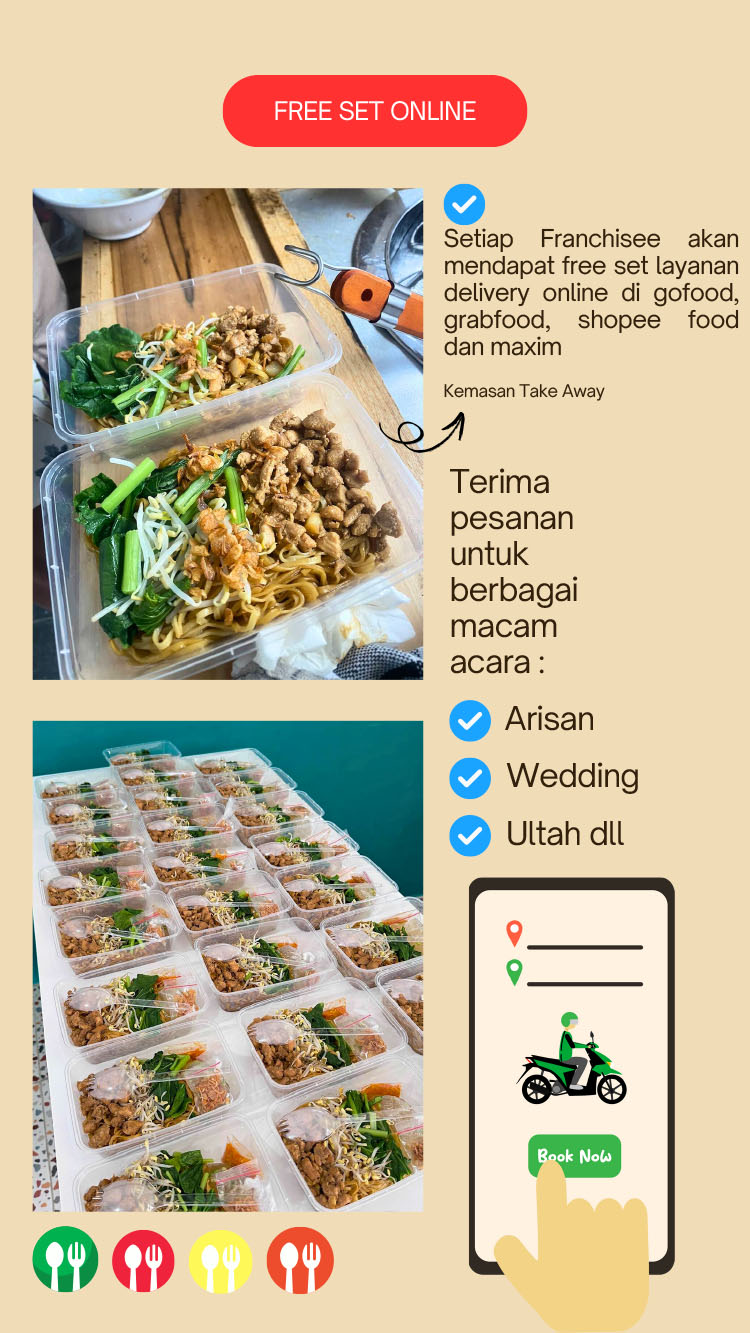 Kemitraan Peluang Bisnis Warung / Mini Resto Mie Ayam Bangka Tjap Bawang