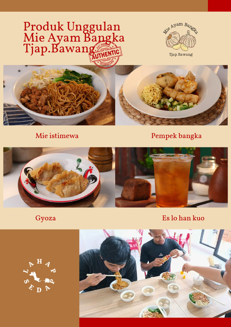 Kemitraan Peluang Bisnis Warung / Mini Resto Mie Ayam Bangka Tjap Bawang