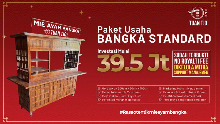 Kemitraan / Peluang Bisnis Mie Ayam Bangka Tuan Tjo