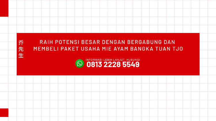 Kemitraan / Peluang Bisnis Mie Ayam Bangka Tuan Tjo