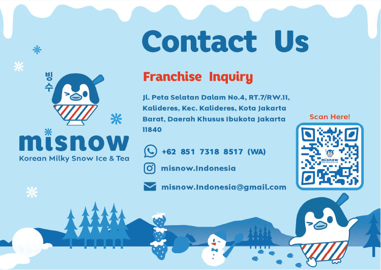 Misnow Kemitraan Peluang Bisnis Es Susu Salju & Dessert Korea