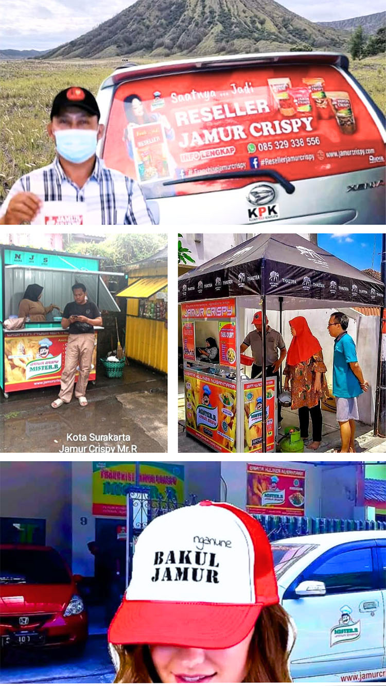 Foto Outlet & Produk Peluang Bisnis Jamur Crispy Mister.R