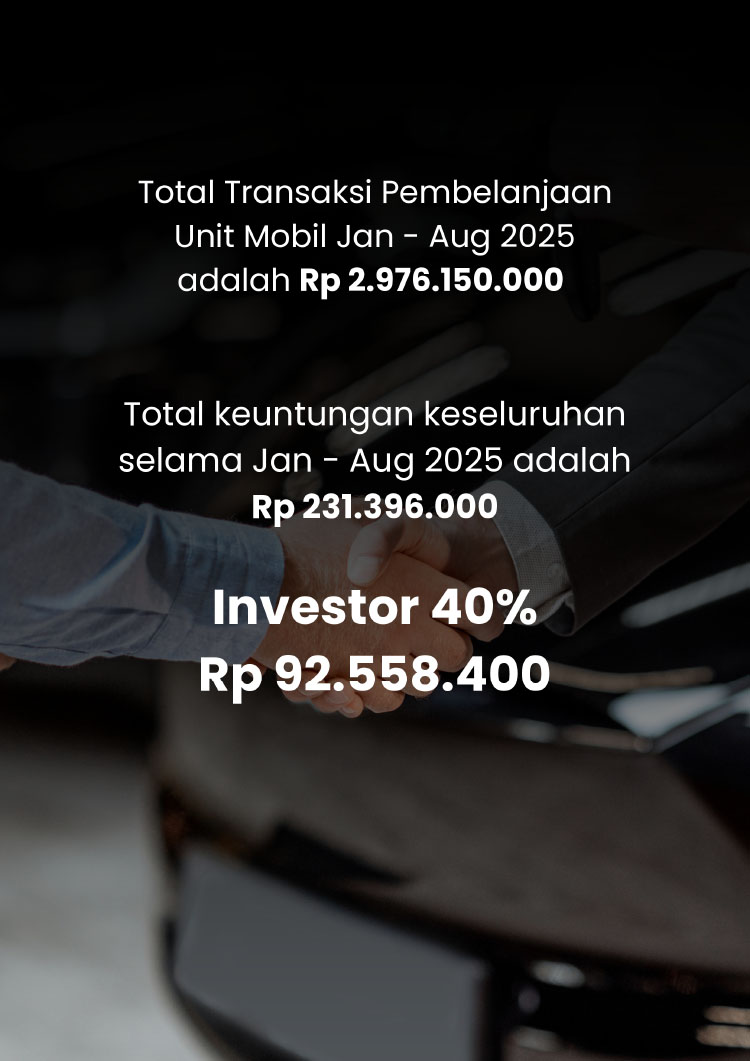 Kemitraan / Peluang Bisnis Showroom Mobil Bekas Kondisi Segar Berkualitas MobilMint