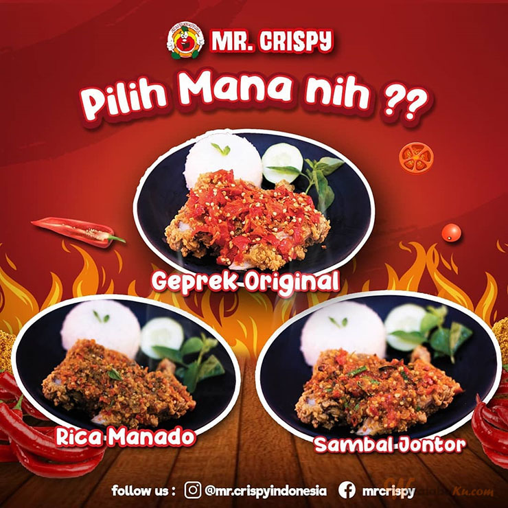 Franchise Restoran Mr. Crispy ~ Peluang Bisnis Ayam Geprek