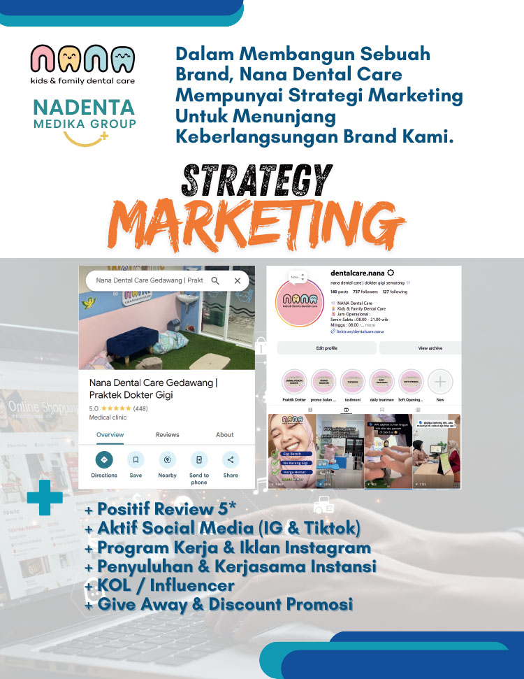 Kemitraan / Peluang Bisnis Klinik Gigi Spesialis Keluarga & Anak Nana Dental Care Kemitraan / Peluang Bisnis Klinik Gigi Spesialis Keluarga & Anak Nana Dental Care