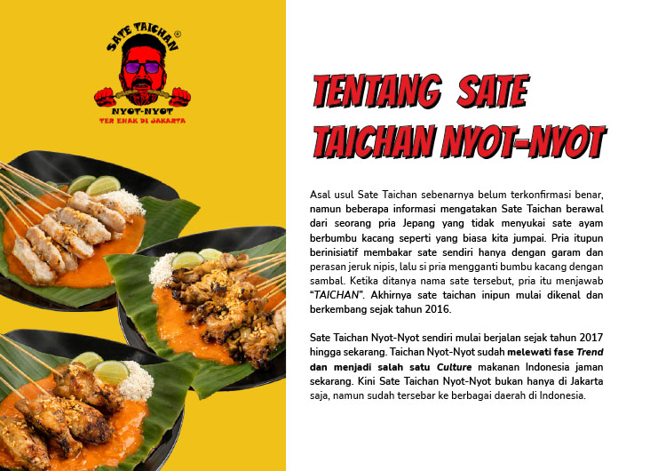 Kemitraan Peluang Bisnis Sate Taichan Nyot Nyot