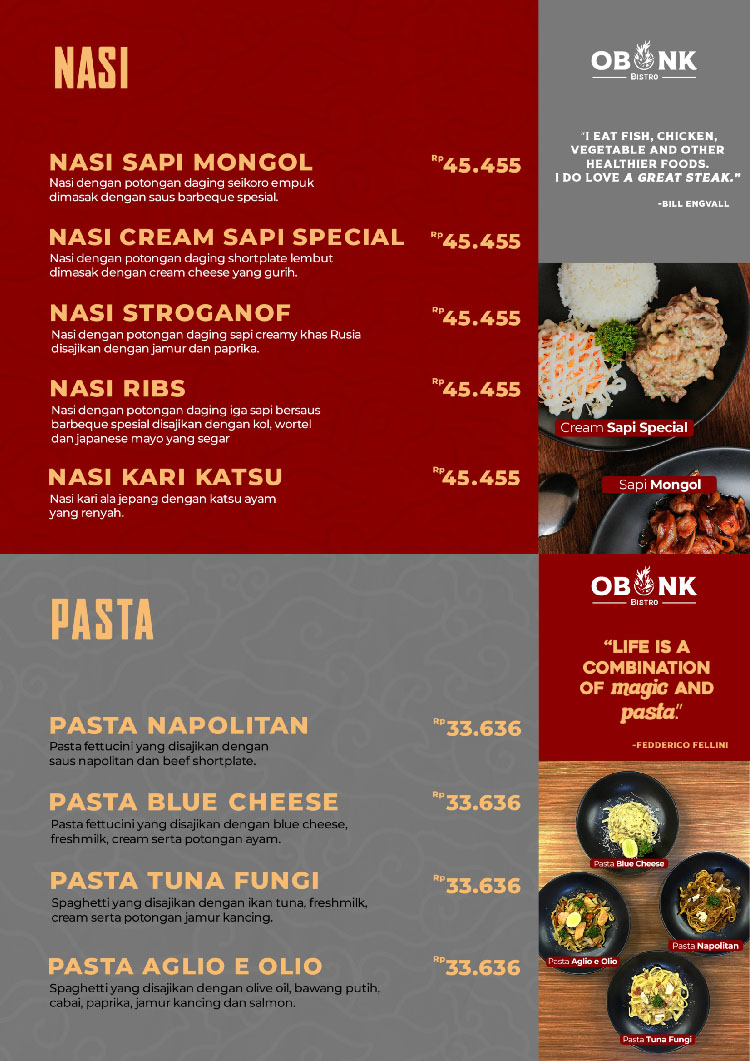 Kemitraan / Peluang Bisnis Resto Western Food Obonk Steak & Ribs Kemitraan / Peluang Bisnis Resto Western Food Obonk Steak & Ribs