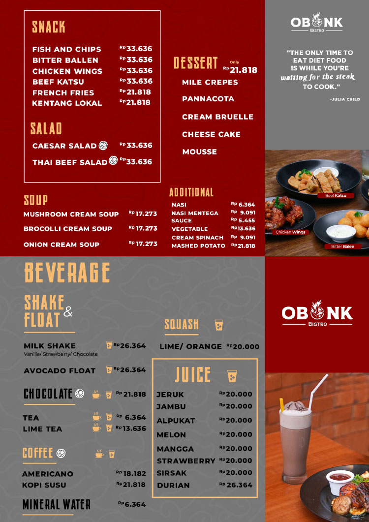 Kemitraan / Peluang Bisnis Resto Western Food Obonk Steak & Ribs Kemitraan / Peluang Bisnis Resto Western Food Obonk Steak & Ribs