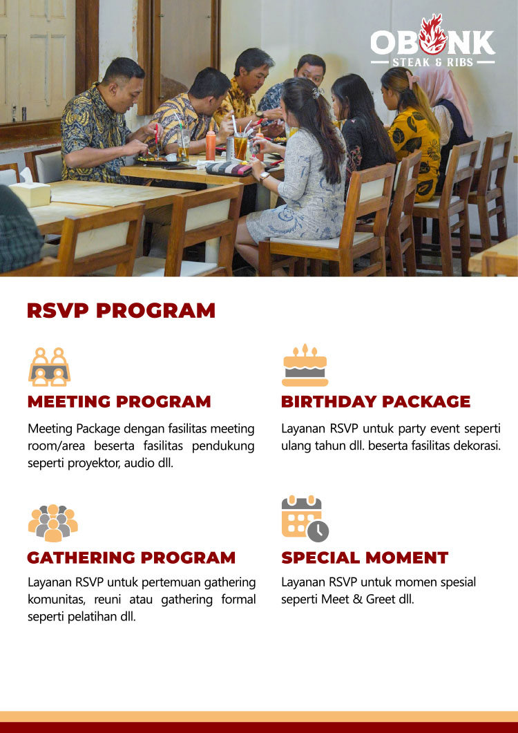 Kemitraan / Peluang Bisnis Resto Western Food Obonk Steak & Ribs Kemitraan / Peluang Bisnis Resto Western Food Obonk Steak & Ribs