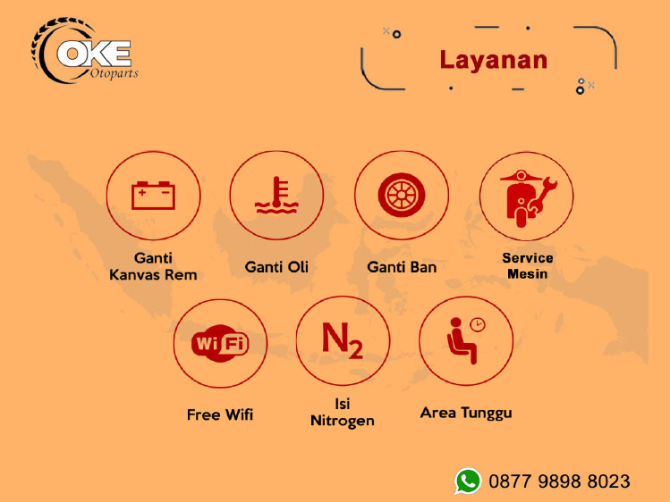 Kemitraan / Peluang Bisnis Toko Spareparts & Ban Motor Oke Otoparts