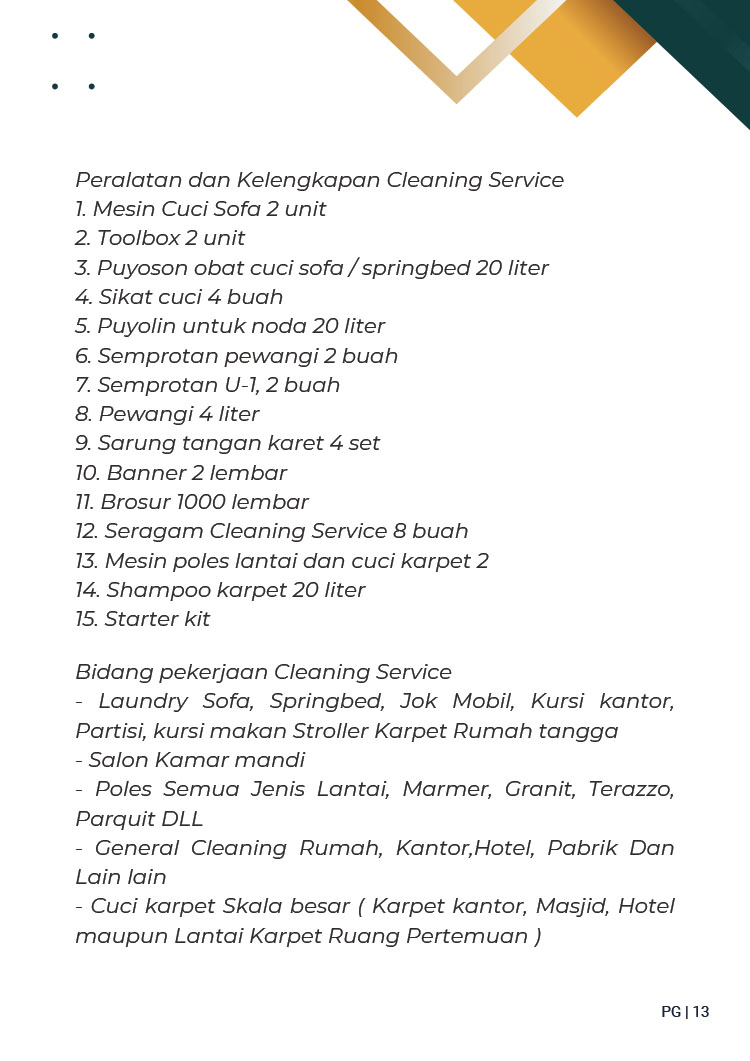 Kemitraan Peluang Bisnis Jasa Kebersihan OneProKlin, Servis AC ProCool, &Renovasi Bangungan ProBangunDesign by One Pro Jasa