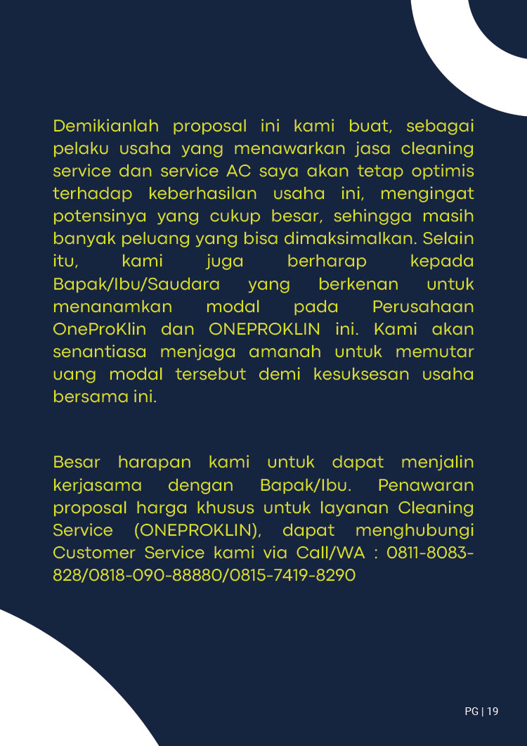 Kemitraan / Peluang Bisnis Jasa General & Deep Cleaning OneProKlin