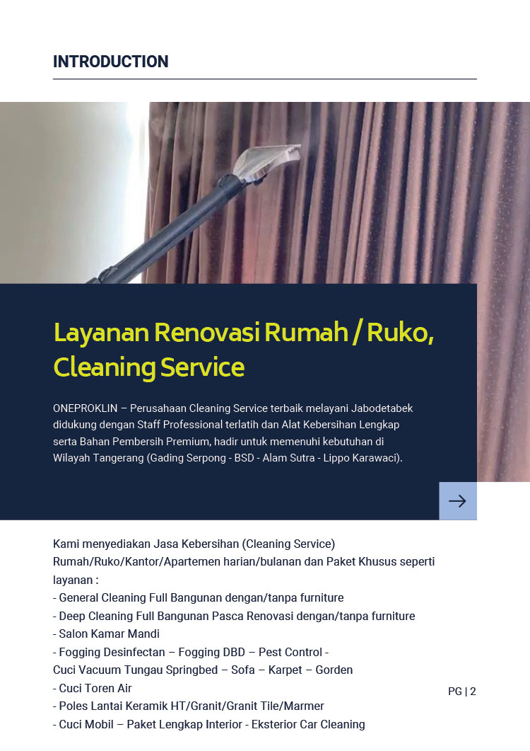 Kemitraan / Peluang Bisnis Jasa General & Deep Cleaning OneProKlin