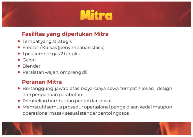 Kemitraan / Peluang Bisnis Pentol Pedas Ngosos