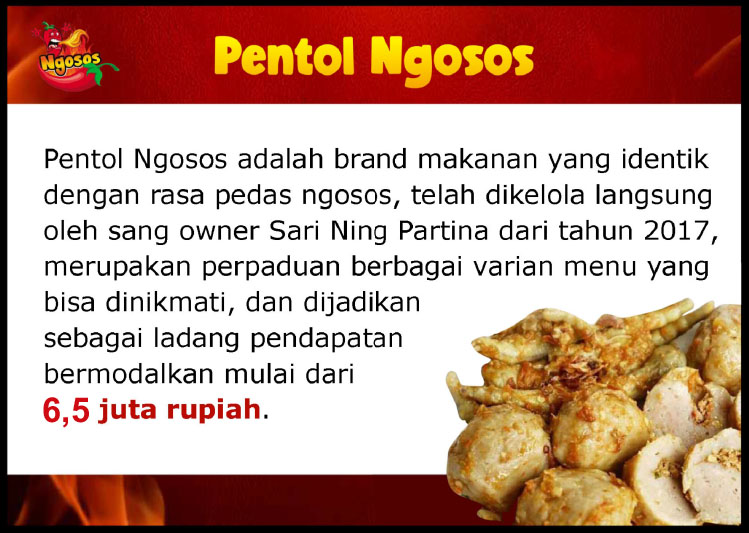 Kemitraan / Peluang Bisnis Pentol Pedas Ngosos