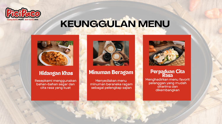 Kemitraan / Peluang Restoran Asia & Nusantara PiciPaco