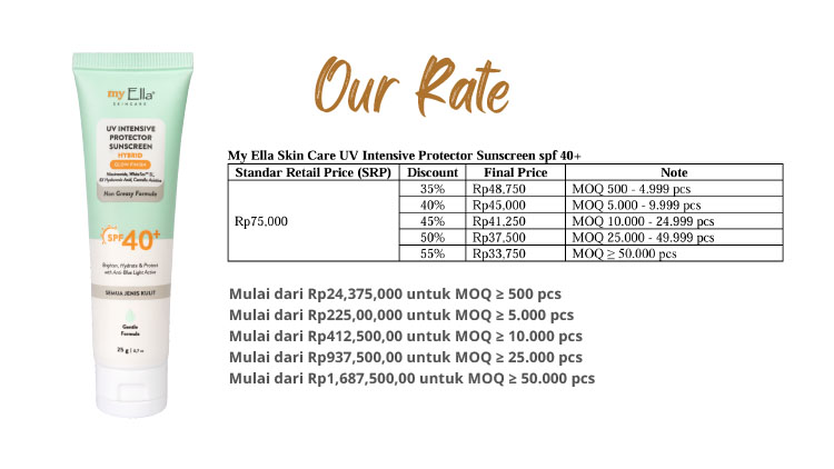 Peluang Bisnis Reseller Produk Kecantikan ~ Ella Skincare Resella