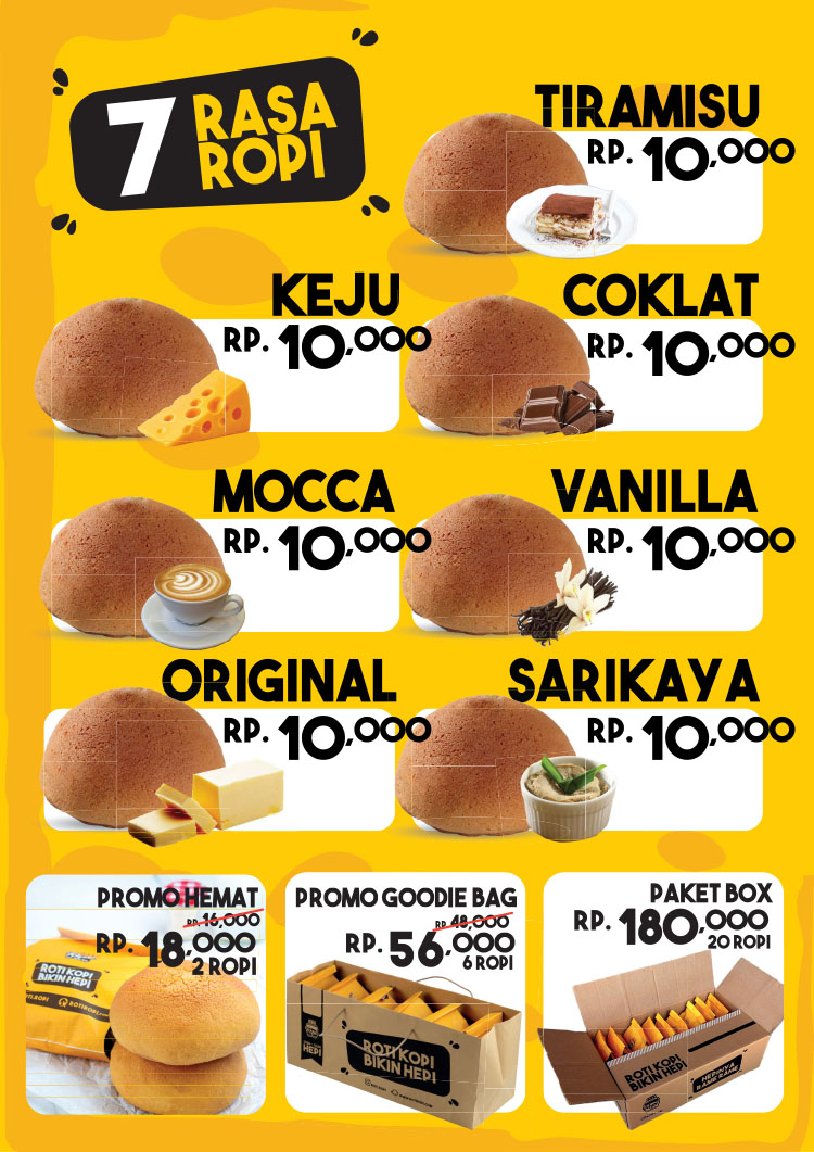 Franchise Peluang Usaha Roti Kopi & Roti Gembong Ropi