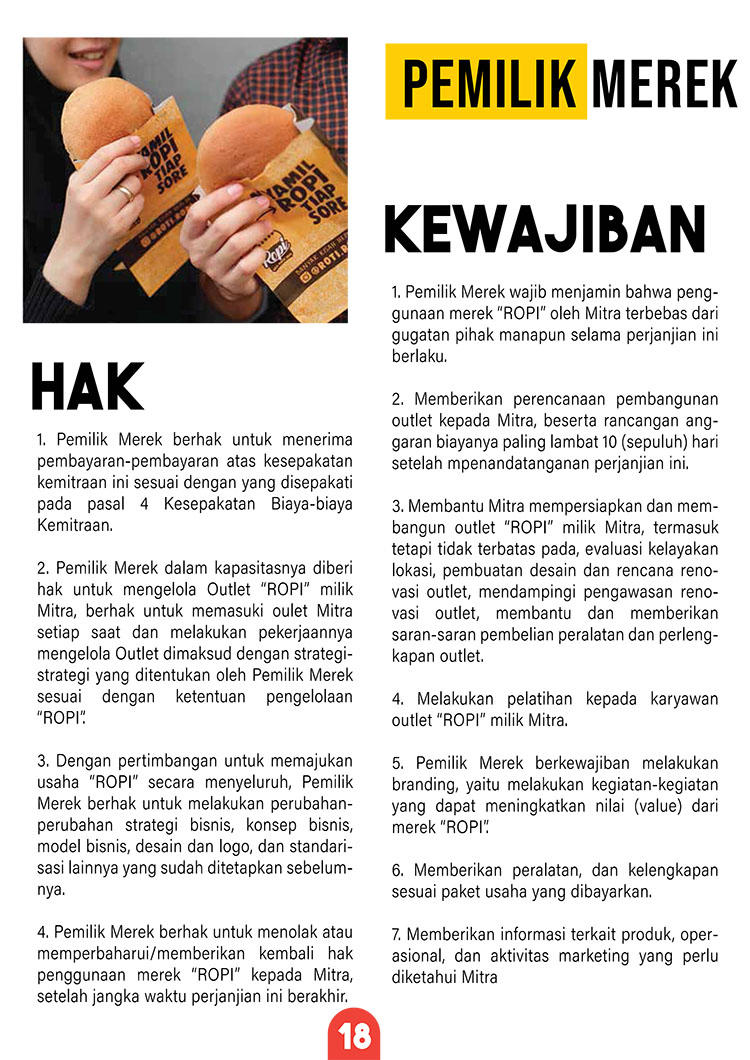 Franchise Peluang Usaha Roti Kopi & Roti Gembong Ropi