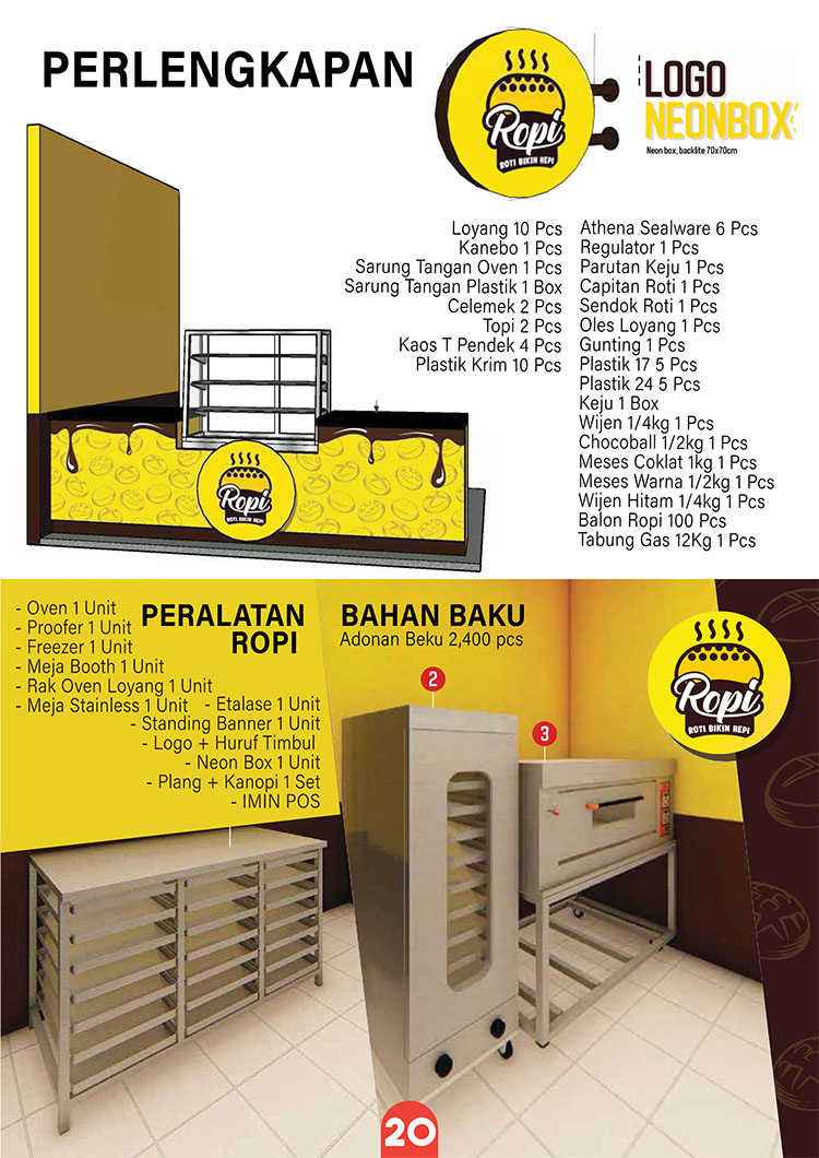 Franchise Peluang Usaha Roti Kopi & Roti Gembong Ropi