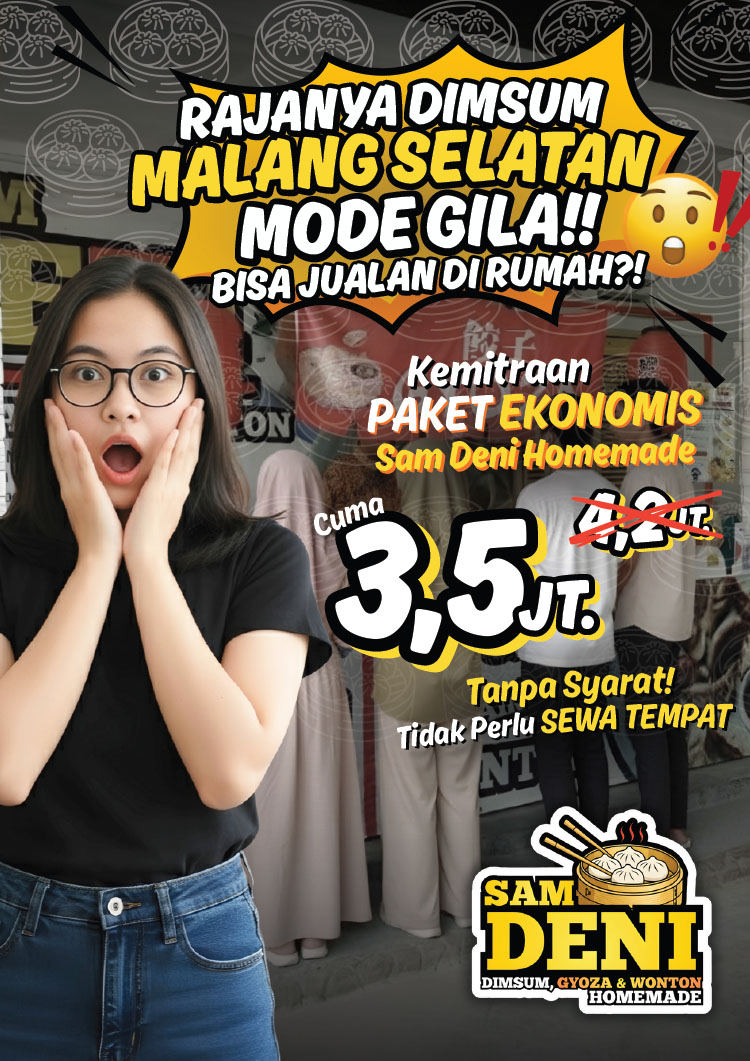 Kemitraan / Peluang Bisnis Dimsum, Gyoza, Wonton Homemade Sam Deni Kemitraan / Peluang Bisnis Dimsum, Gyoza, Wonton Homemade Sam Deni