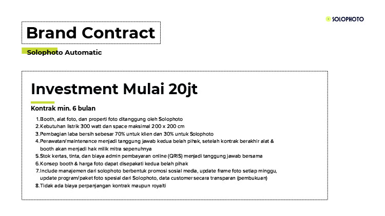 Kemitraan / Peluang Bisnis Photobox & Pop Up Self Photo Solo Photo Kemitraan / Peluang Bisnis Photobox & Pop Up Self Photo Solo Photo
