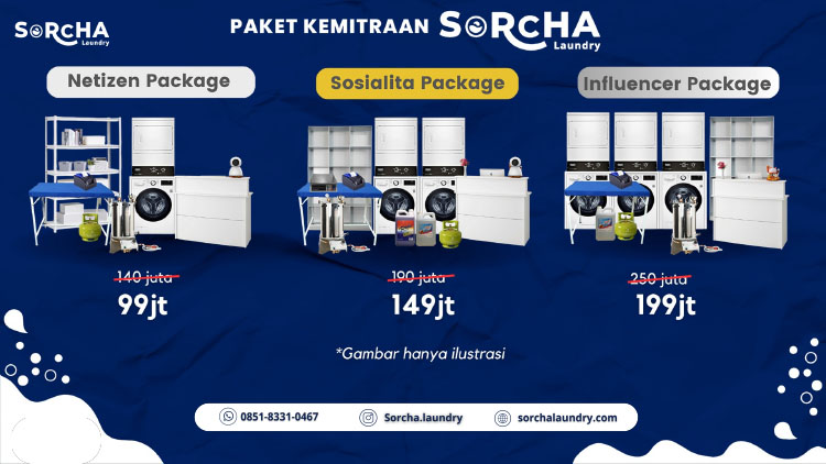 Kemitraan / Peluang Bisnis Sorcha Laundry Autopilot